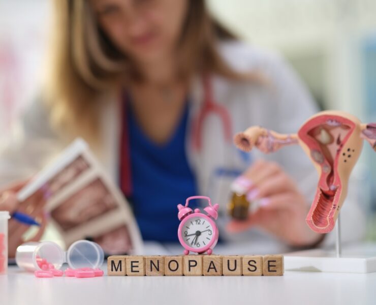 A,Knowledgeable,Healthcare,Professional,Explores,Menopause,Complexities,Using,Various,Informative